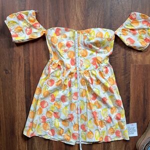 Miss Selfridge Off The Shoulder Corset Dress